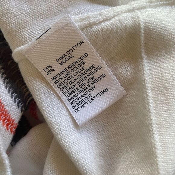 Greg Norman Collection Golf Sweater Vest Women’s Medium White V-Neck - Picture 5 of 5